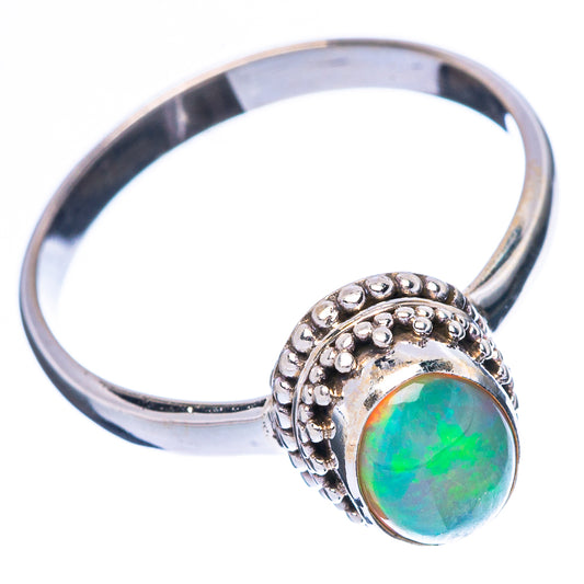Rare Ethiopian Opal Ring Size 8.75 (925 Sterling Silver) R4441