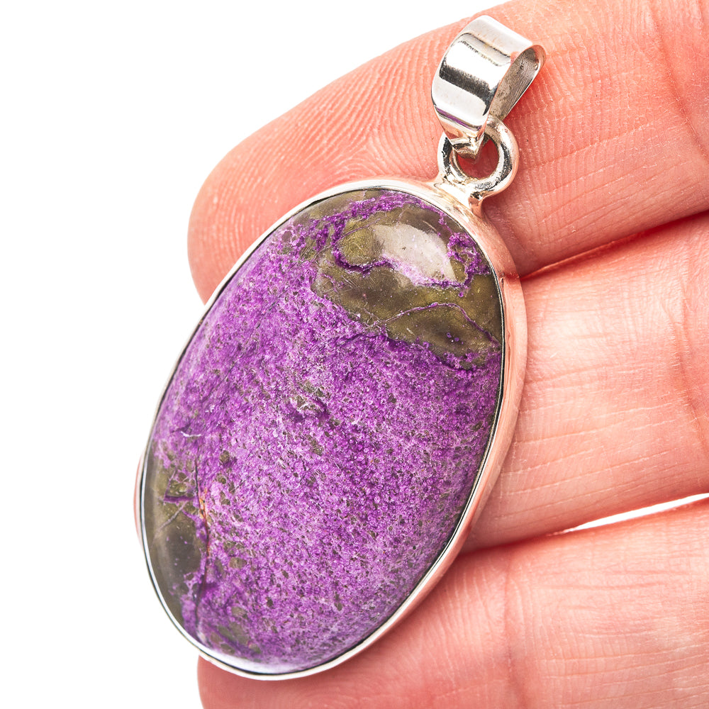 Purpurite Pendant 1 3/4" (.925 Sterling Silver)