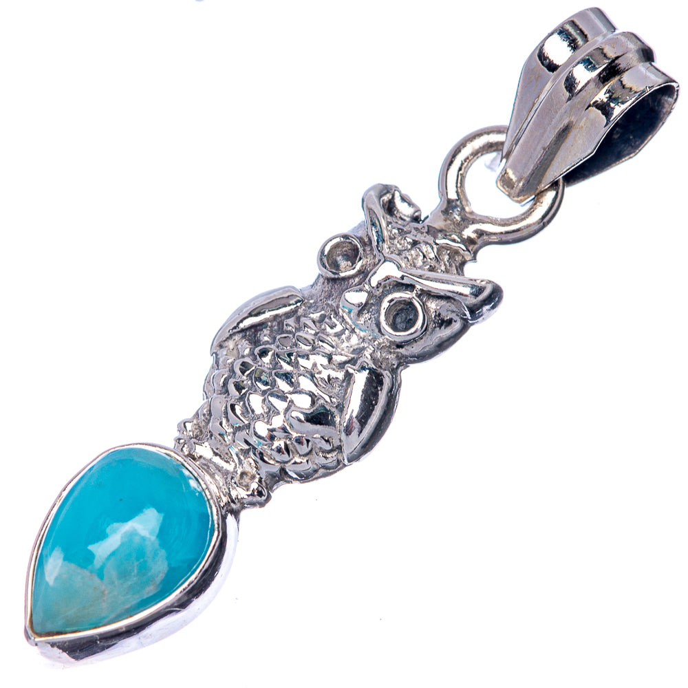 Larimar Dainty Pendant 1 3/8" (925 Sterling Silver) P39908