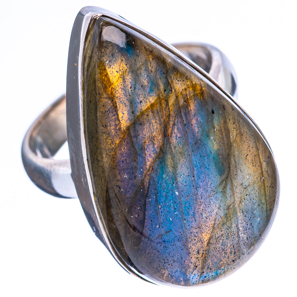 Labradorite Ring Size 6 (925 Sterling Silver) R4131