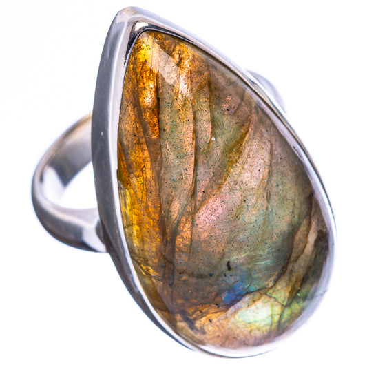 Labradorite Ring Size 6.25 (925 Sterling Silver) R4544