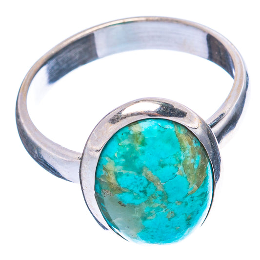 Chrysocolla Ring Size 6.75 (925 Sterling Silver) R4932