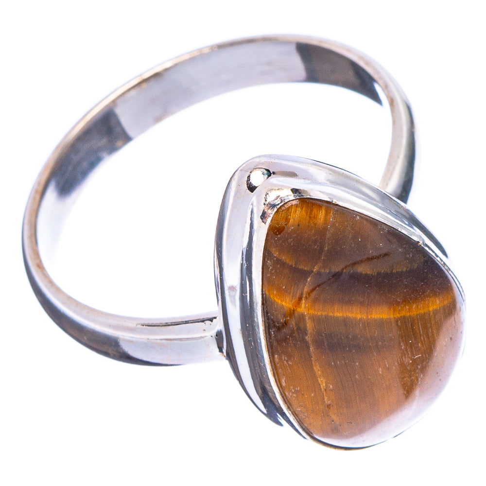 Tiger Eye Ring Size 9.75 (.925 Sterling Silver)