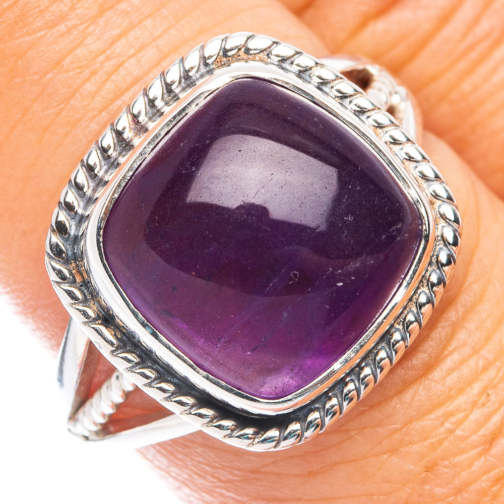 Premium Amethyst Ring Size 7.75 (925 Sterling Silver) R7635