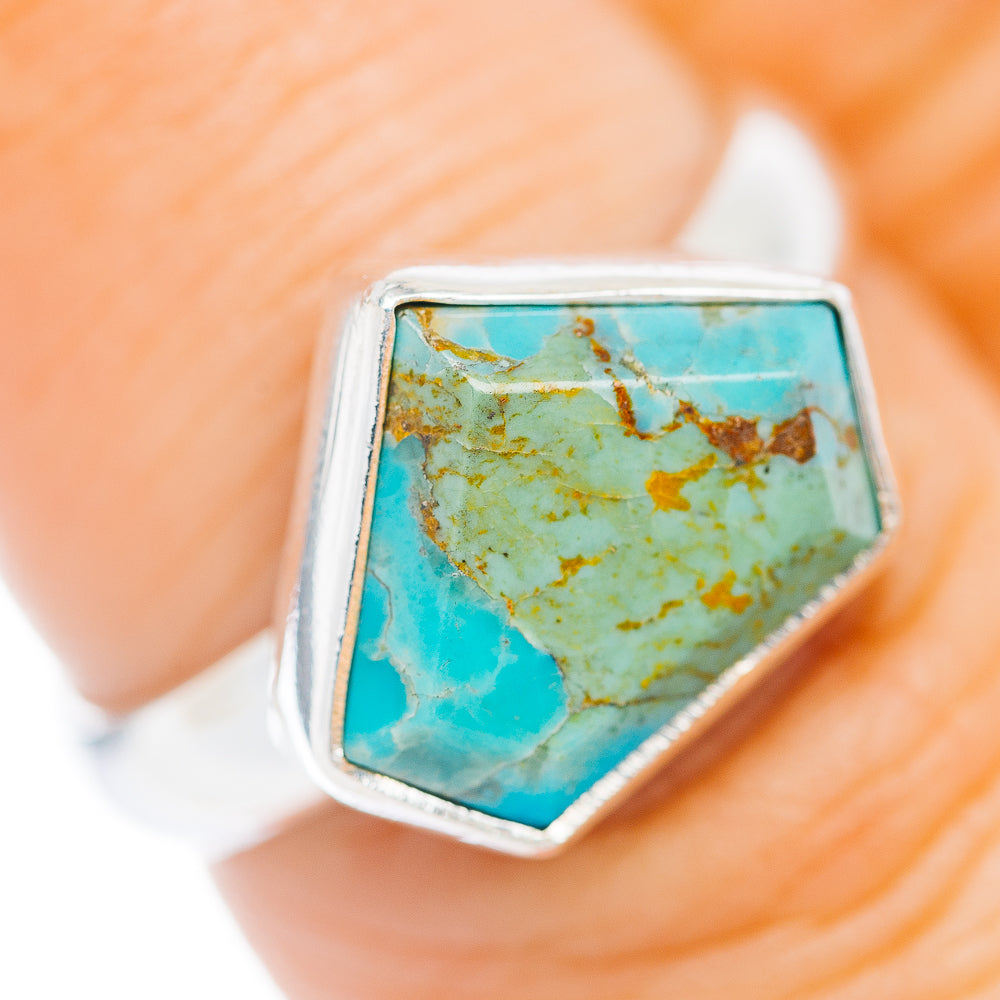 Mojave Turquoise Ring Size 7 (.925 Sterling Silver)
