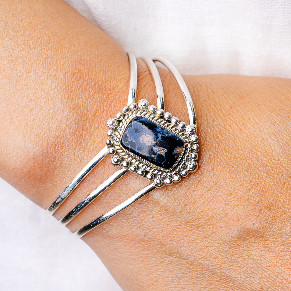 Pietersite Bracelets Adjustable (925 Sterling Silver) B90409