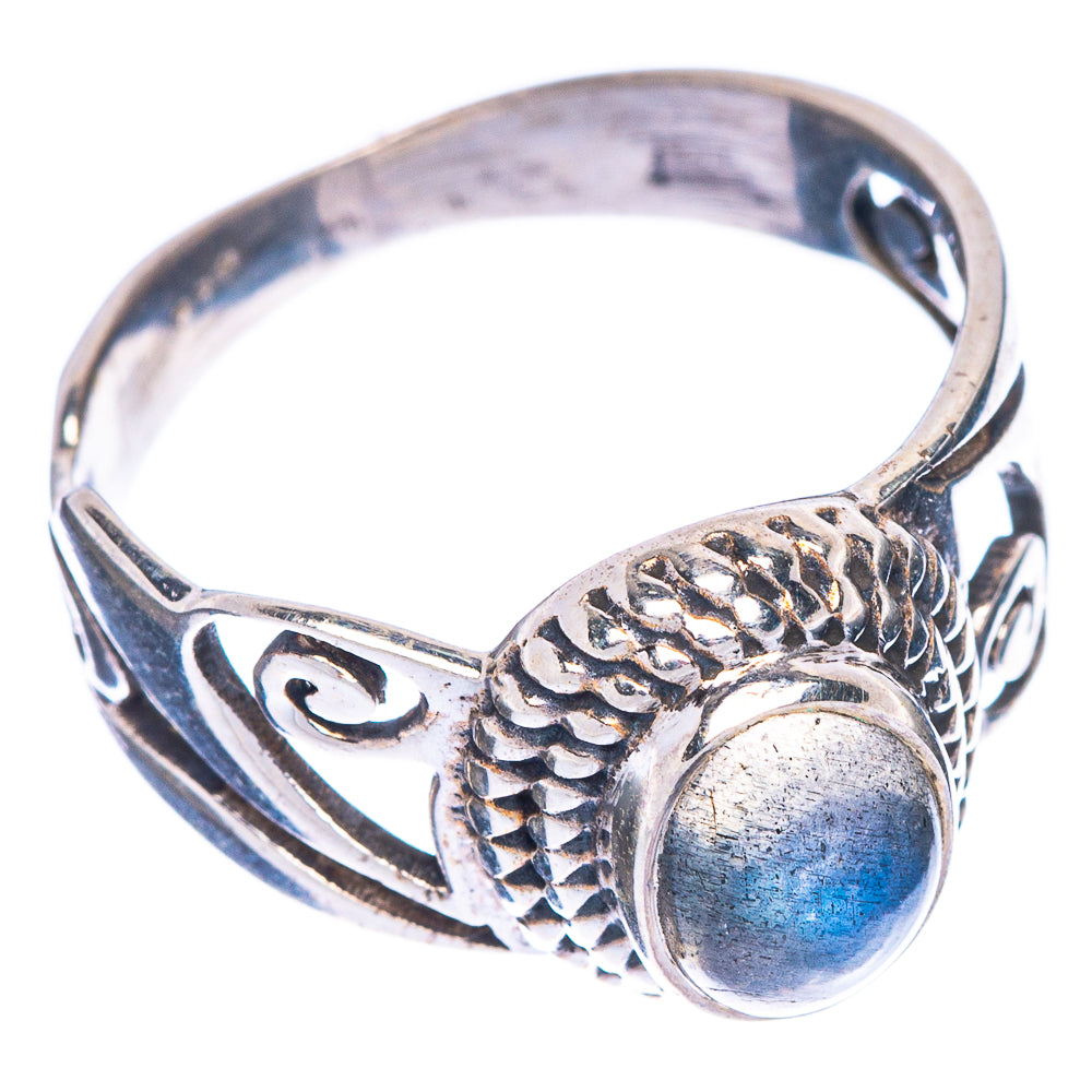 Labradorite Ring Size 8 (925 Sterling Silver) R1231