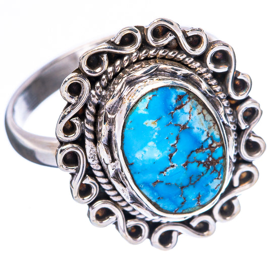 Rare Golden Hills Turquoise Ring Size 9.25 (925 Sterling Silver) R4263