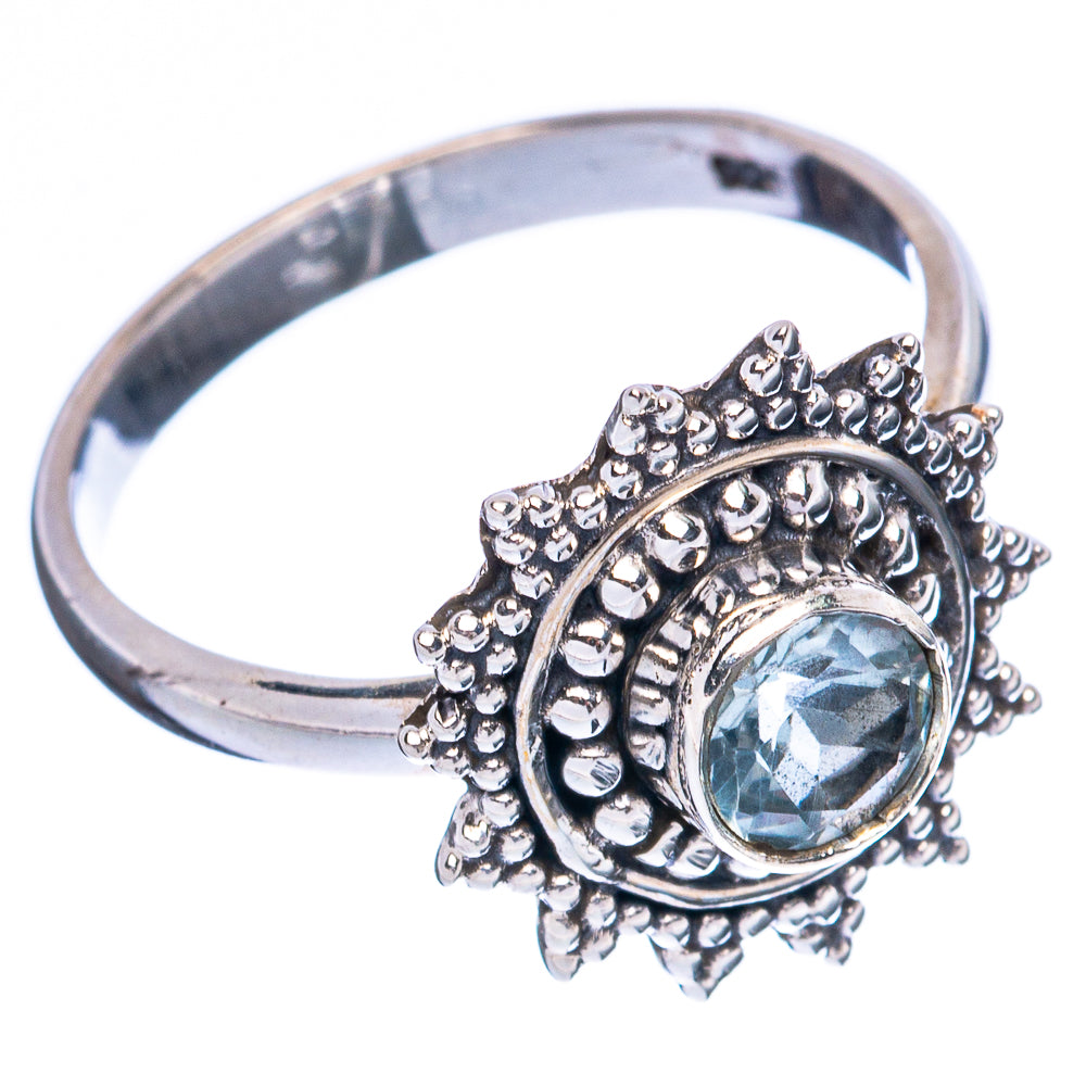 Value Blue Topaz Ring Size 6.75 (925 Sterling Silver) R3345
