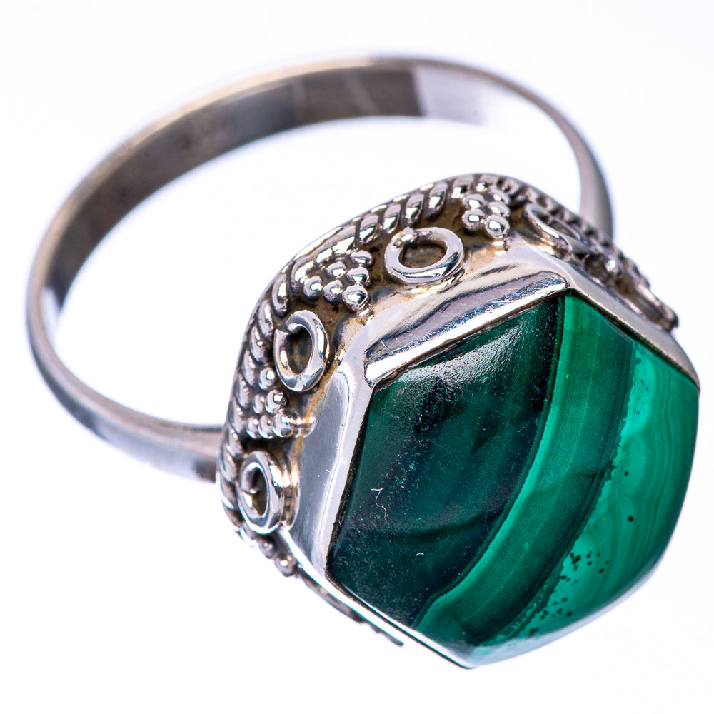 Malachite Ring Size 8 (925 Sterling Silver) R145093