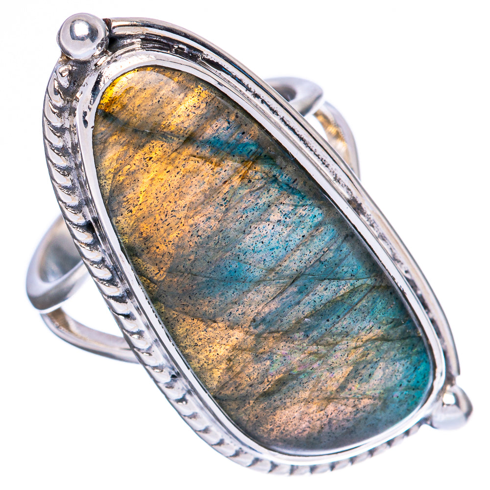 Premium Labradorite 925 Sterling Silver Ring Size 6 Ana Co R3566