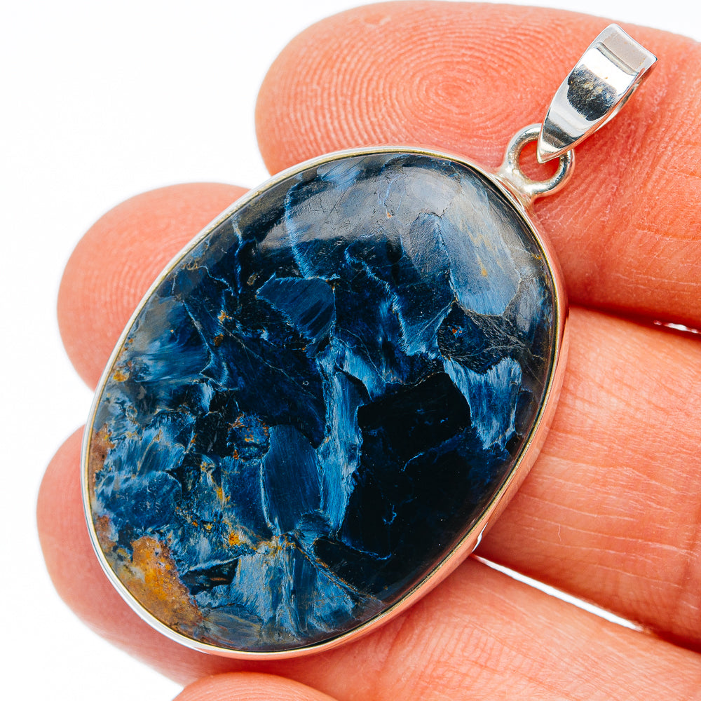 Premium Pietersite Pendant 1 3/4" (.925 Sterling Silver)
