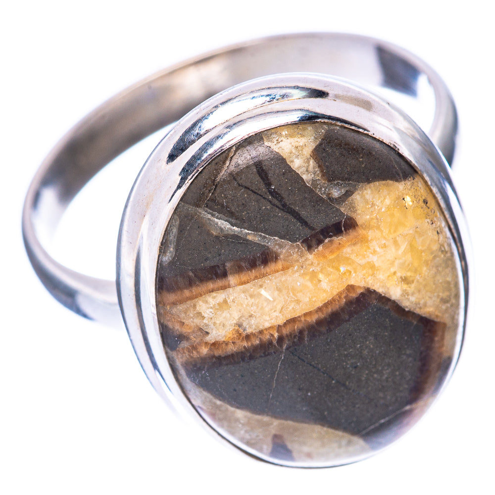 Septarian Ring Size 11 (925 Sterling Silver) R1682