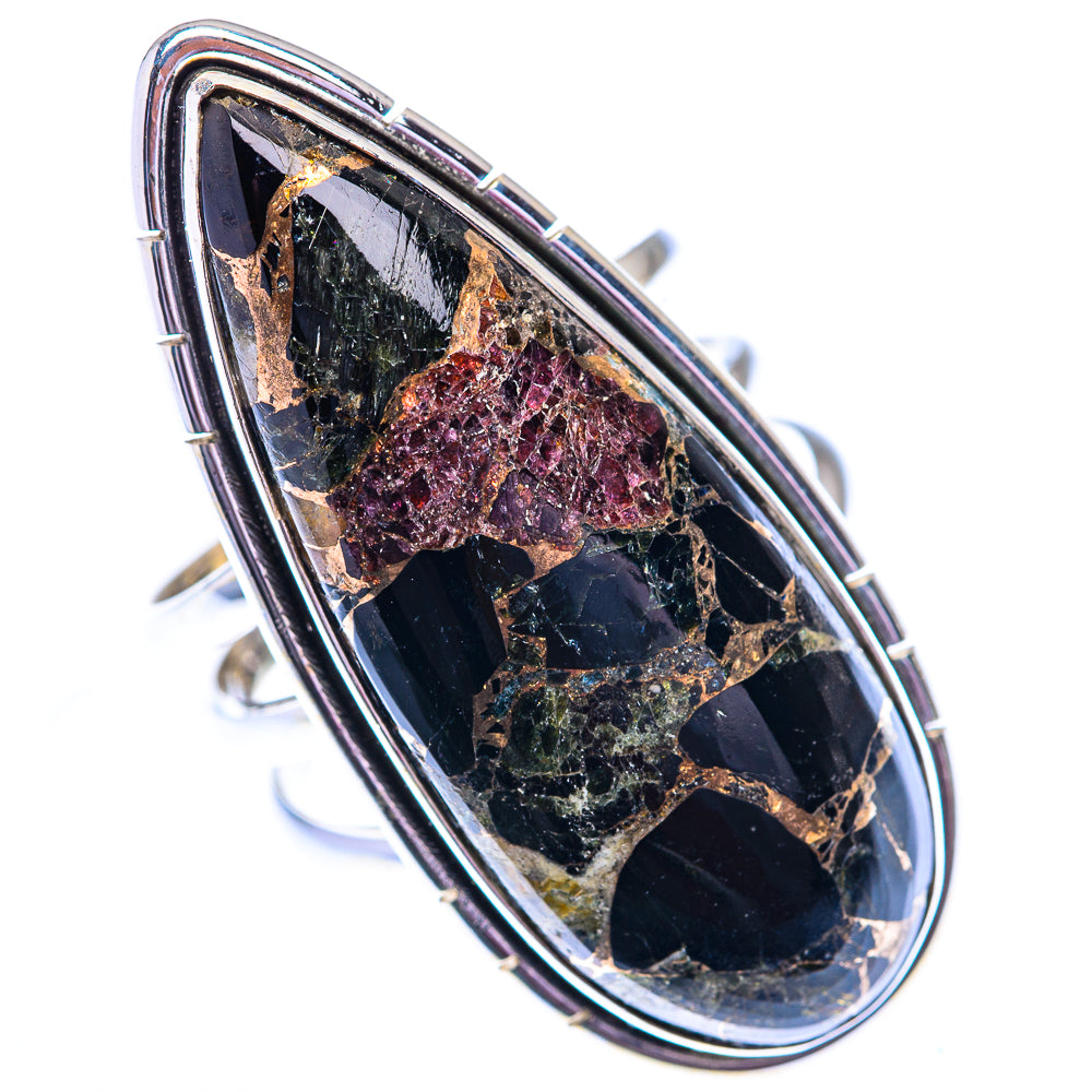 Large Mohave Black Onyx 925 Sterling Silver Ring Size 9 (925 Sterling Silver) RING140403