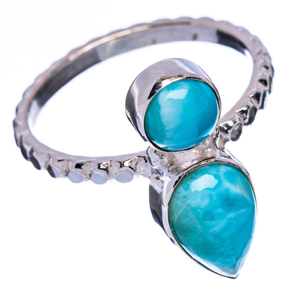 Larimar Ring Size 7.75 (925 Sterling Silver) R146216