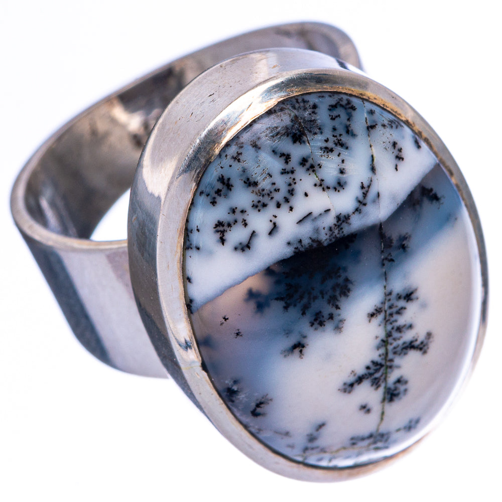 Dendritic Opal Ring Size 6.5 (925 Sterling Silver) R145937