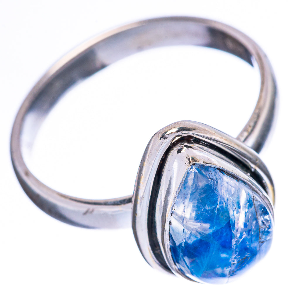 Rainbow Moonstone Ring Size 8 (925 Sterling Silver) R3781