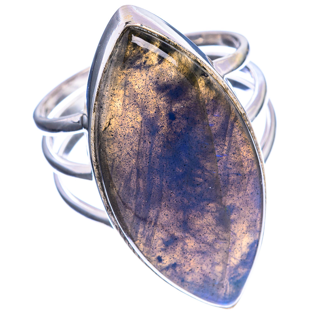 Large Labradorite Ring Size 11.5 (925 Sterling Silver) R144376