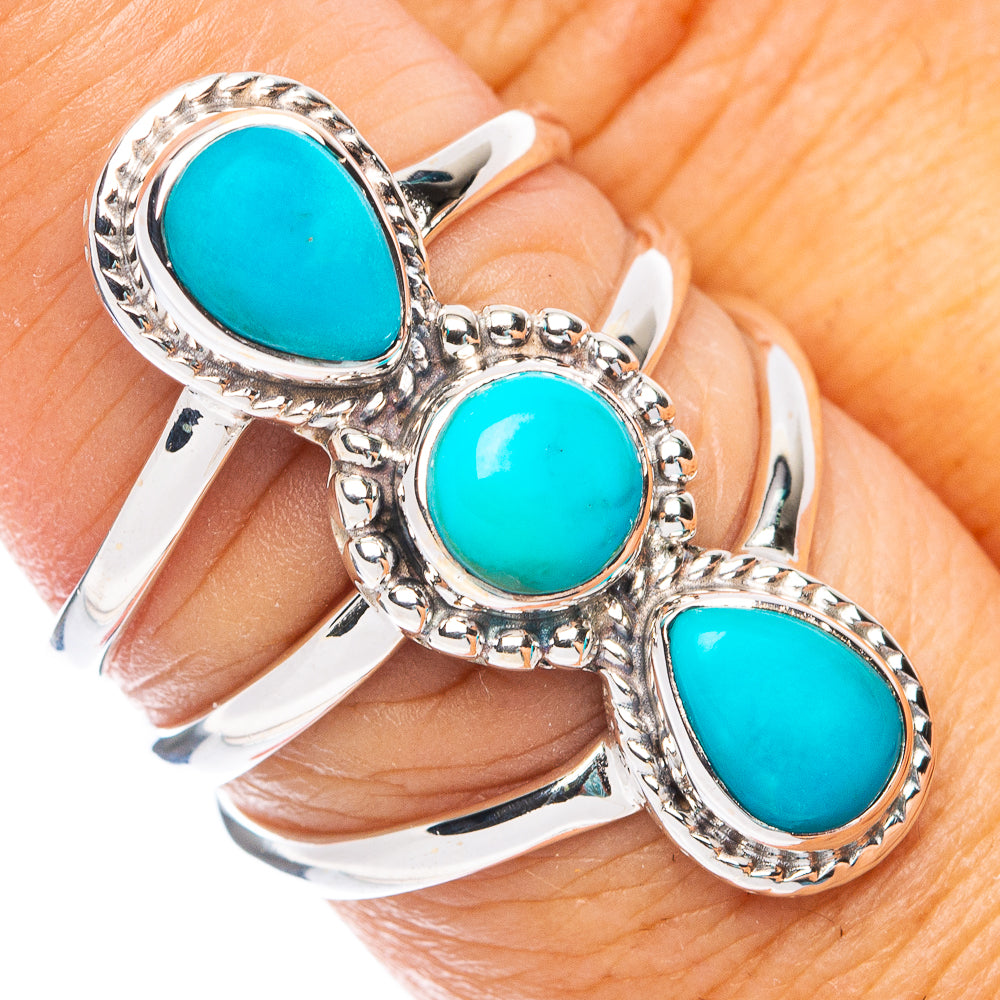 Premium Sleeping Beauty Turquoise Ring Size 7.75 (925 Sterling Silver) RING7689