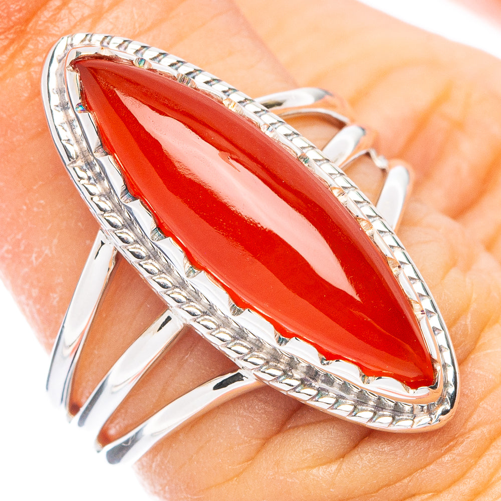 Premium Carnelian Ring Size 5.75 (925 Sterling Silver) RING7749