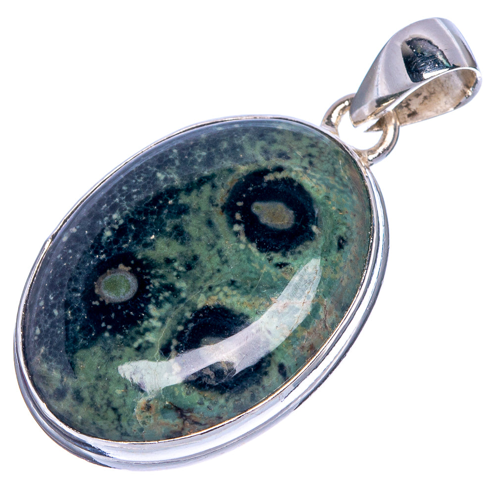 Kambaba Jasper Pendant 1 3/8" (925 Sterling Silver) P40759