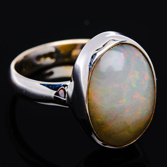 Premium Ethiopian Opal Ring Size 6 Adjustable (.925 Sterling Silver)