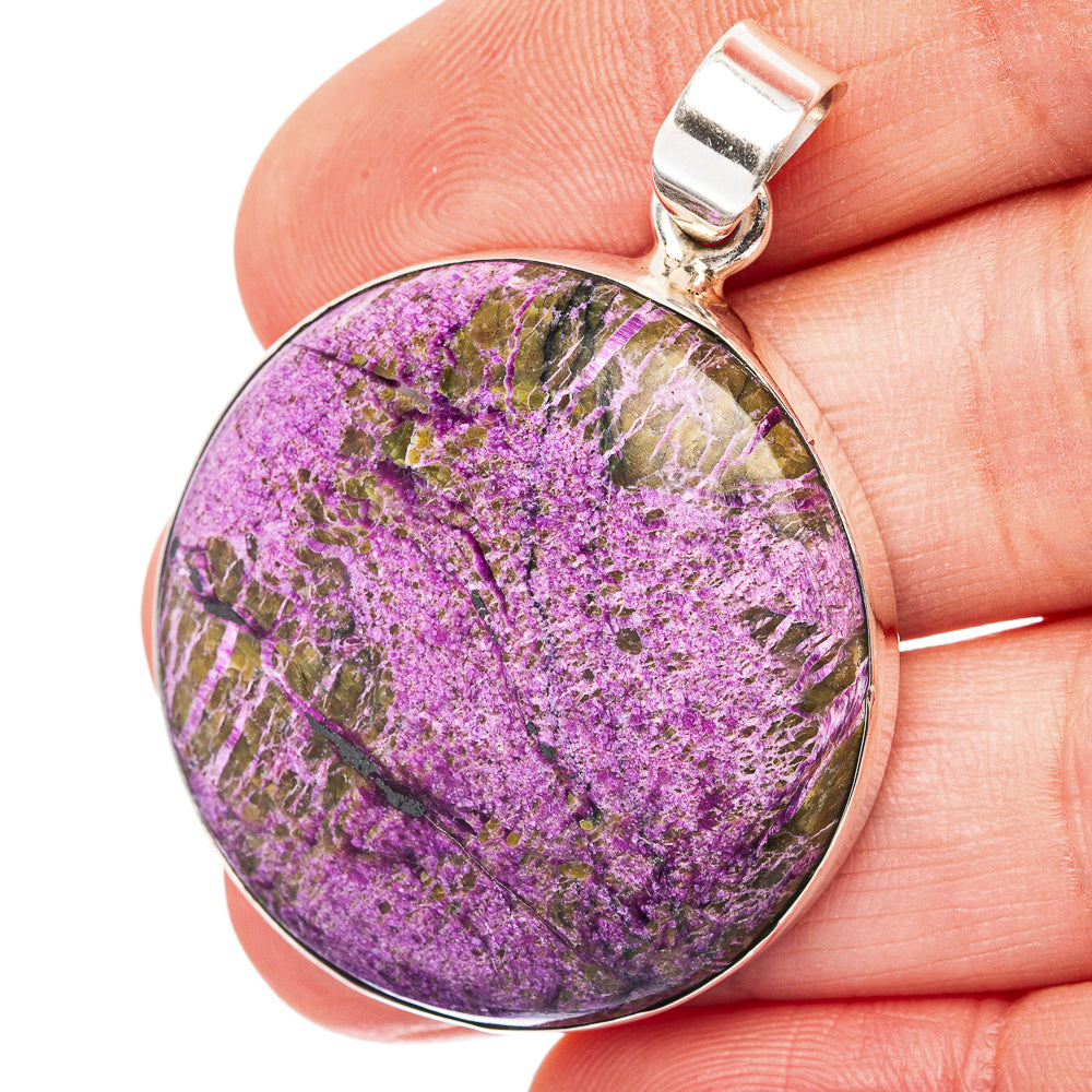 Purpurite Pendant 1 3/4" (.925 Sterling Silver)