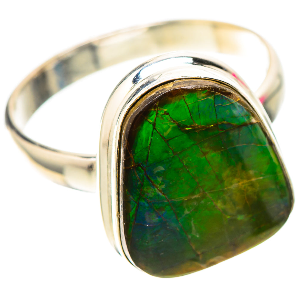 Canadian Ammolite Ring Size 10.75 (925 Sterling Silver) RING138480