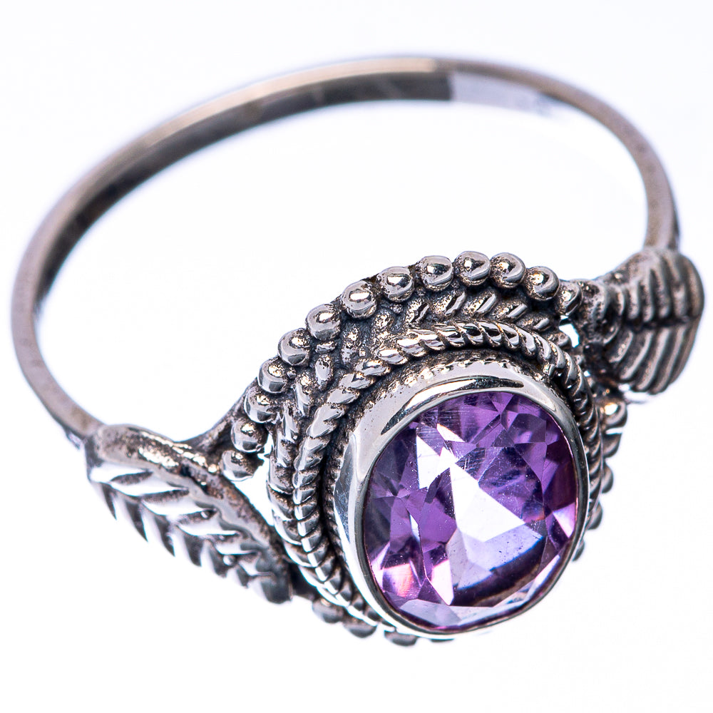 Faceted Amethyst Dainty Ring Size 6.75 (925 Sterling Silver) R145230
