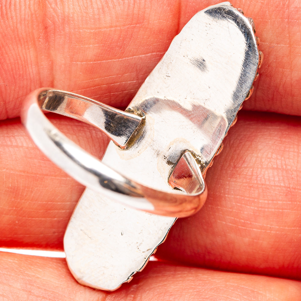 Mohave Turquoise Ring Size 8 (.925 Sterling Silver)