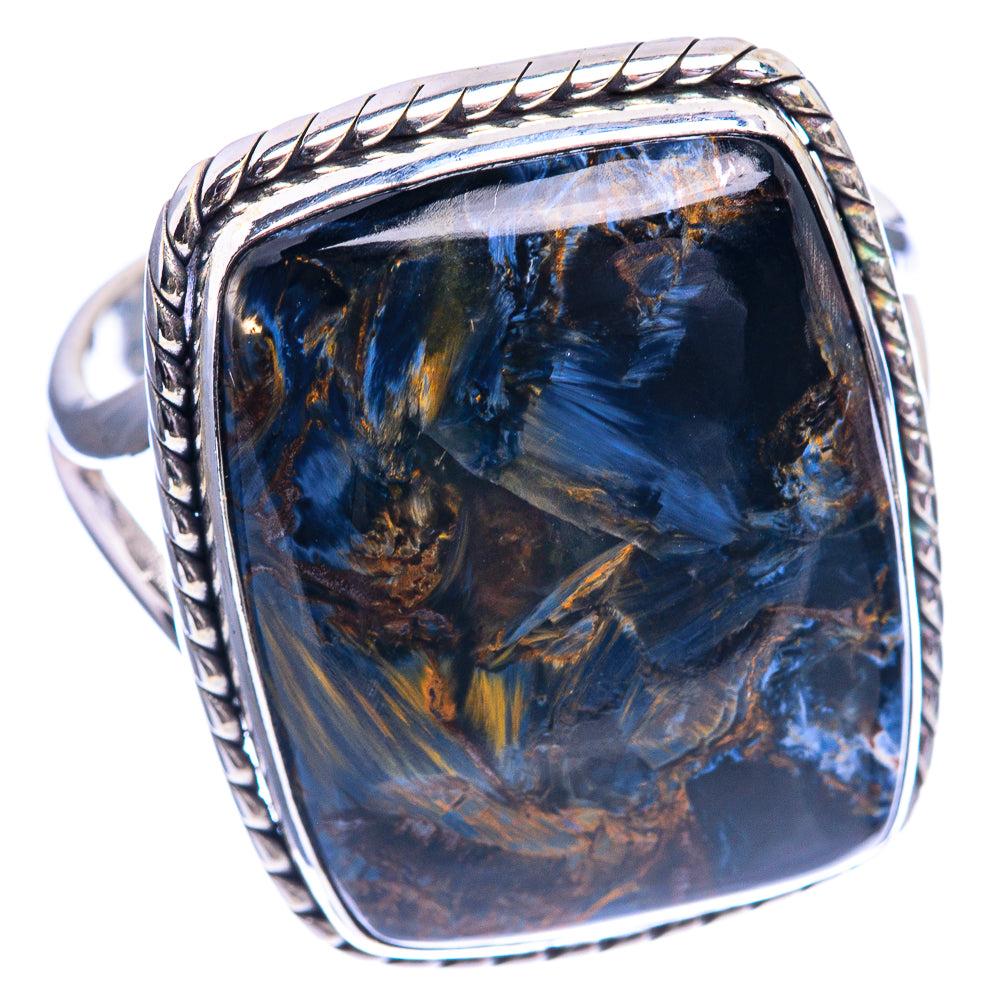 Large Pietersite Ring Size 13.75 (925 Sterling Silver) R142324
