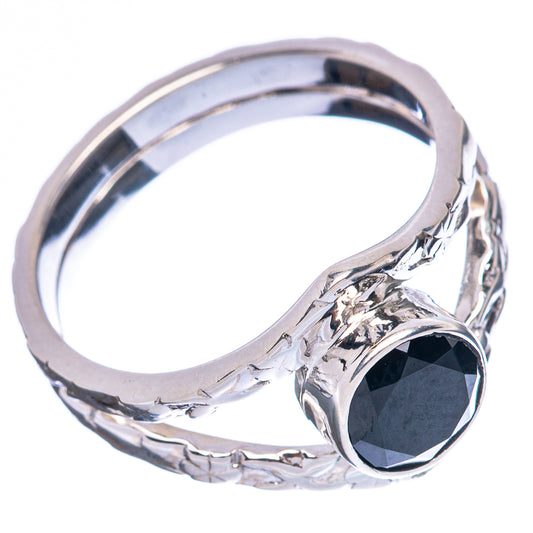 Premium Black Onyx Ring Size 8.75 (925 Sterling Silver) R3591