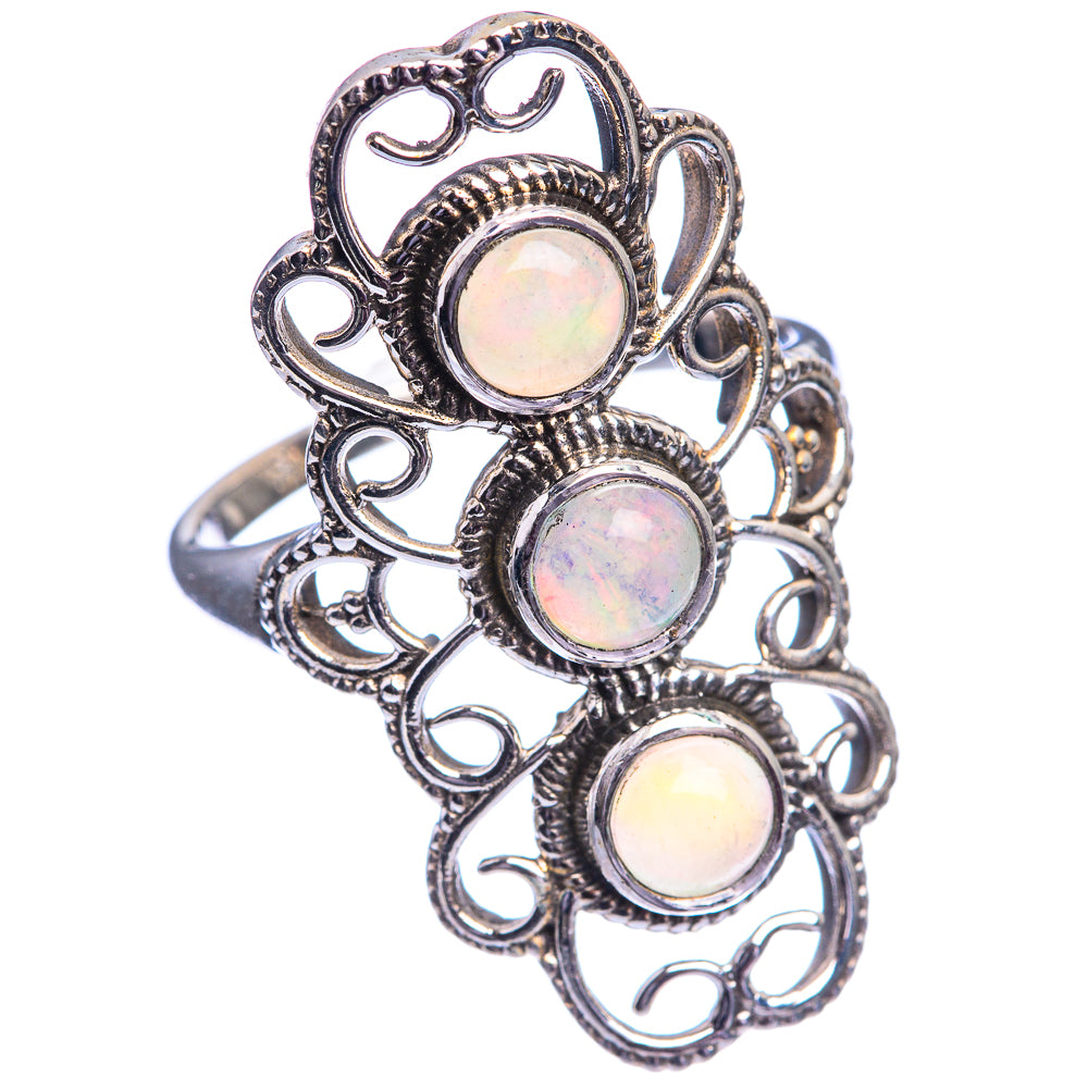 Natural Ethiopian Opal Ring Size 8 (925 Sterling Silver) R142245
