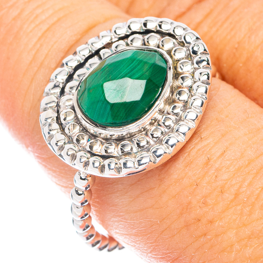 Premium Malachite Ring Size 8.75 (925 Sterling Silver) RING7785