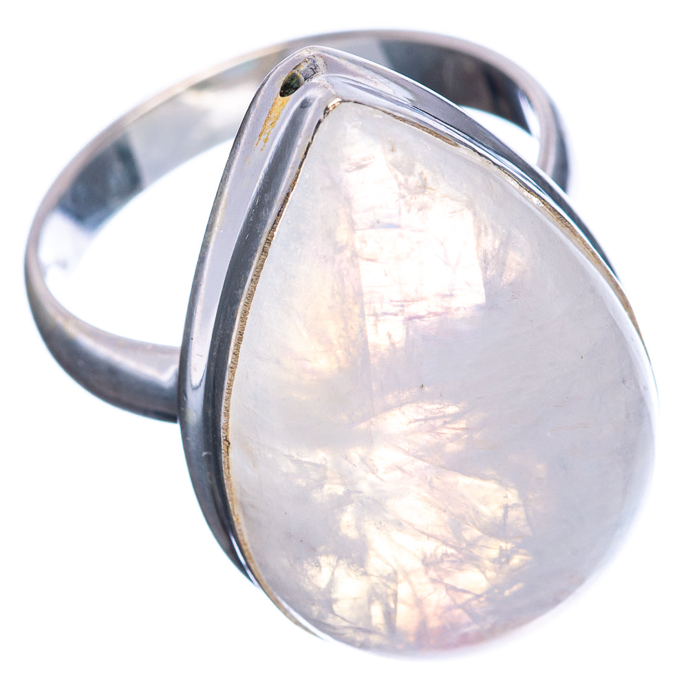 Premium Rainbow Moonstone Ring Size 7 (.925 Sterling Silver)