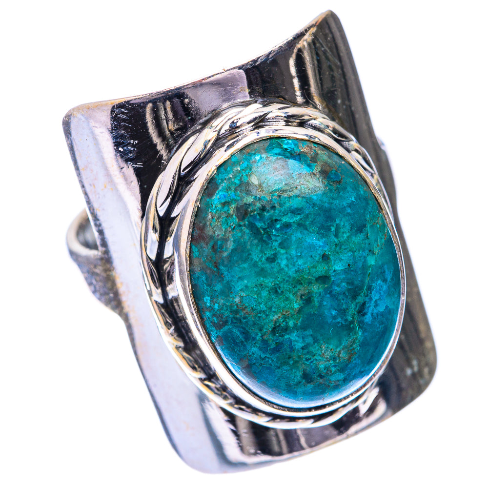 Chrysocolla Ring Size 7 (925 Sterling Silver) R141506