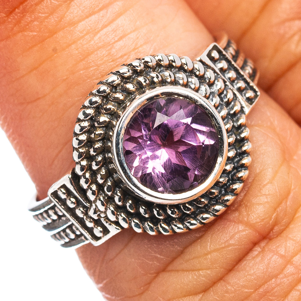 Amethyst Ring Size 6.25 (.925 Sterling Silver)