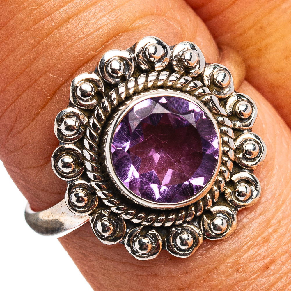 Amethyst Ring Size 8 (.925 Sterling Silver)