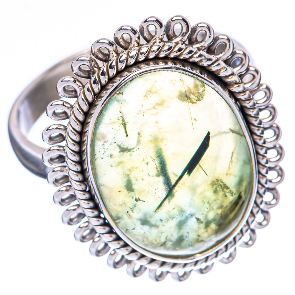 Prehnite Ring Size 9.75 (925 Sterling Silver) R1943