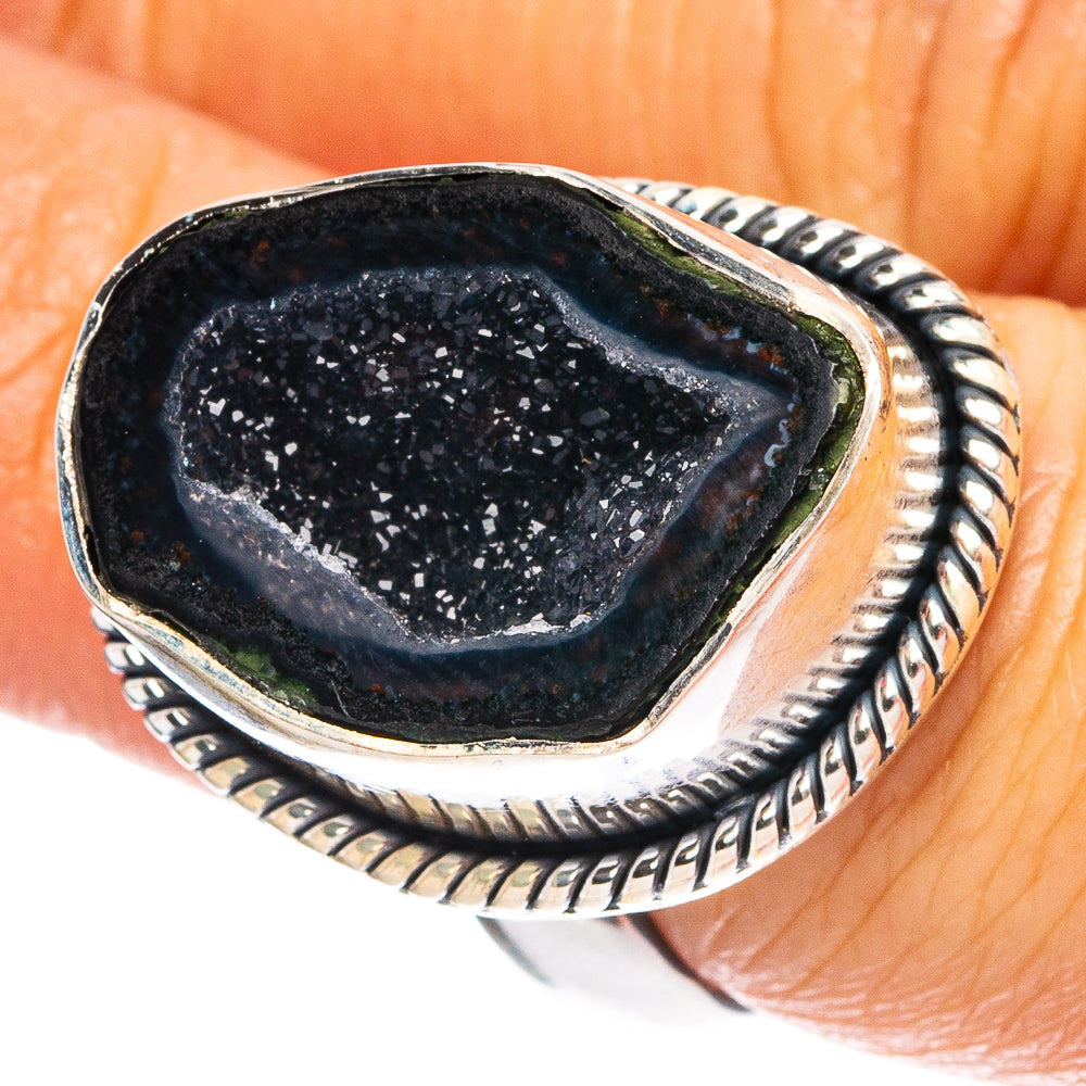 Coconut Druzy 925 Sterling Silver Ring Size 7 (925 Sterling Silver) R6337