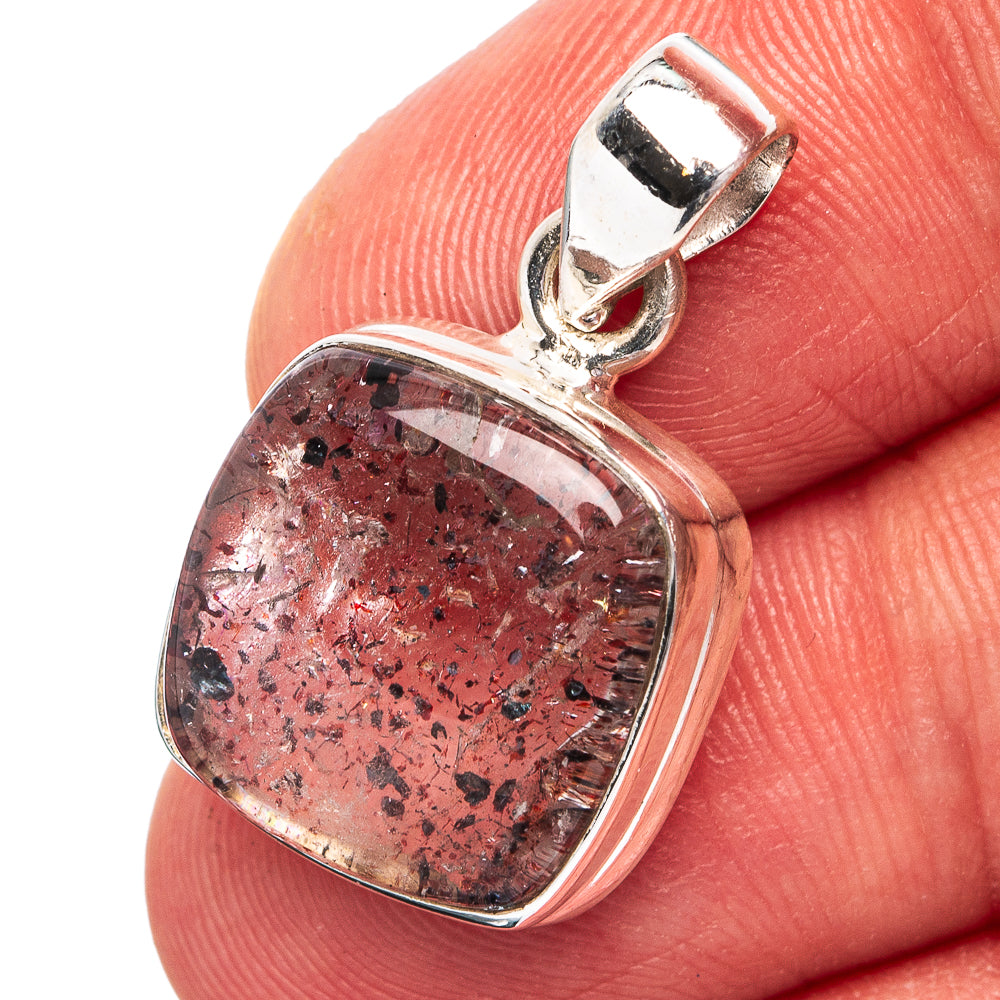 Orire Lucky Quartz Pendant 1" (.925 Sterling Silver)