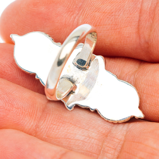 Labradorite Ring Size 6.75 (.925 Sterling Silver)