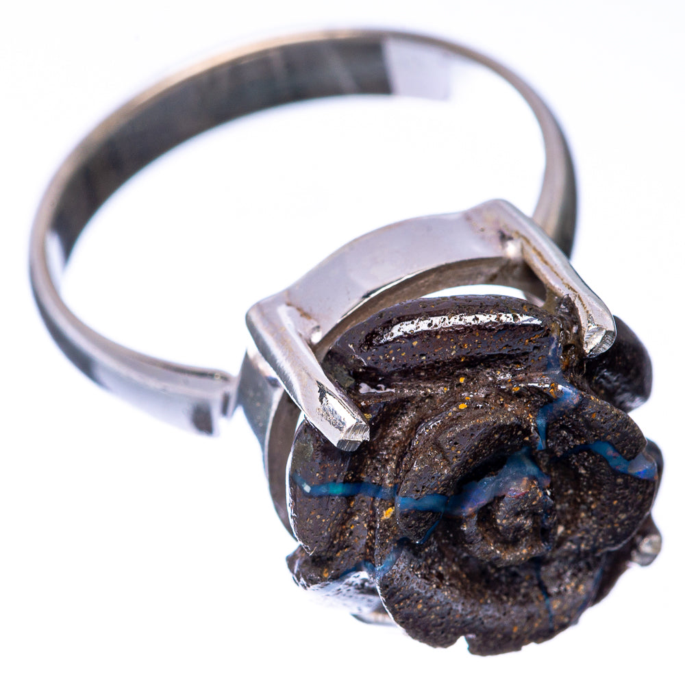 Boulder Opal Ring Size 6.5 (925 Sterling Silver) R145131