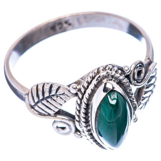 Malachite Ring Size 8 (925 Sterling Silver) R5542