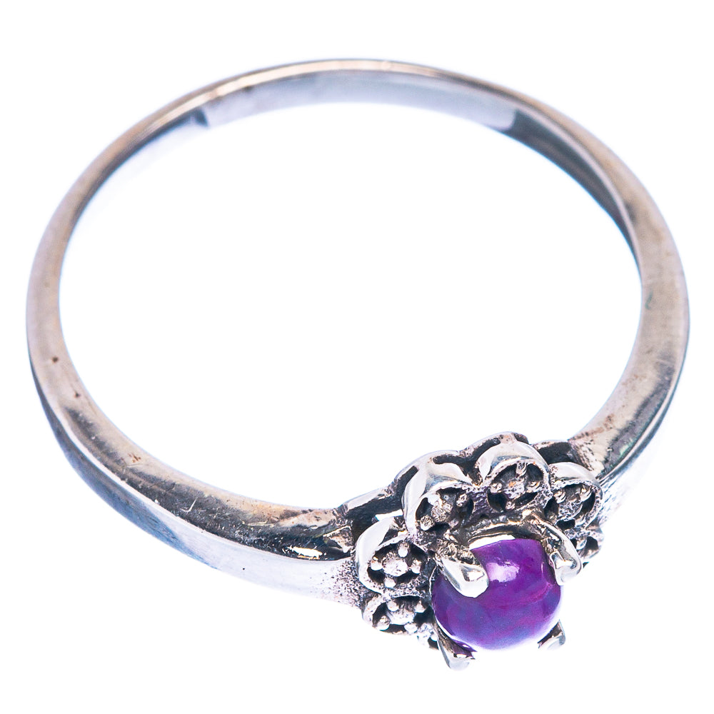 Faceted Amethyst Dainty Ring Size 8 (925 Sterling Silver) R1095