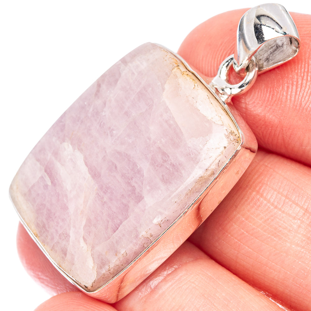 Rare Kunzite Pendant 1 3/8" (925 Sterling Silver) P44533