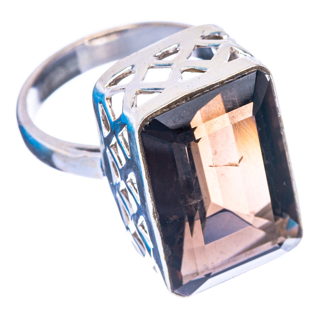 Smoky Quartz Ring Size 6.5 (925 Sterling Silver) R147105