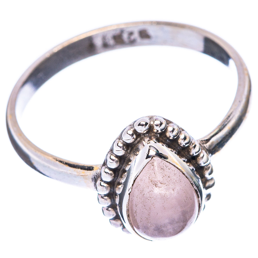 Rose Quartz Dainty Ring Size 8 (925 Sterling Silver) R5808
