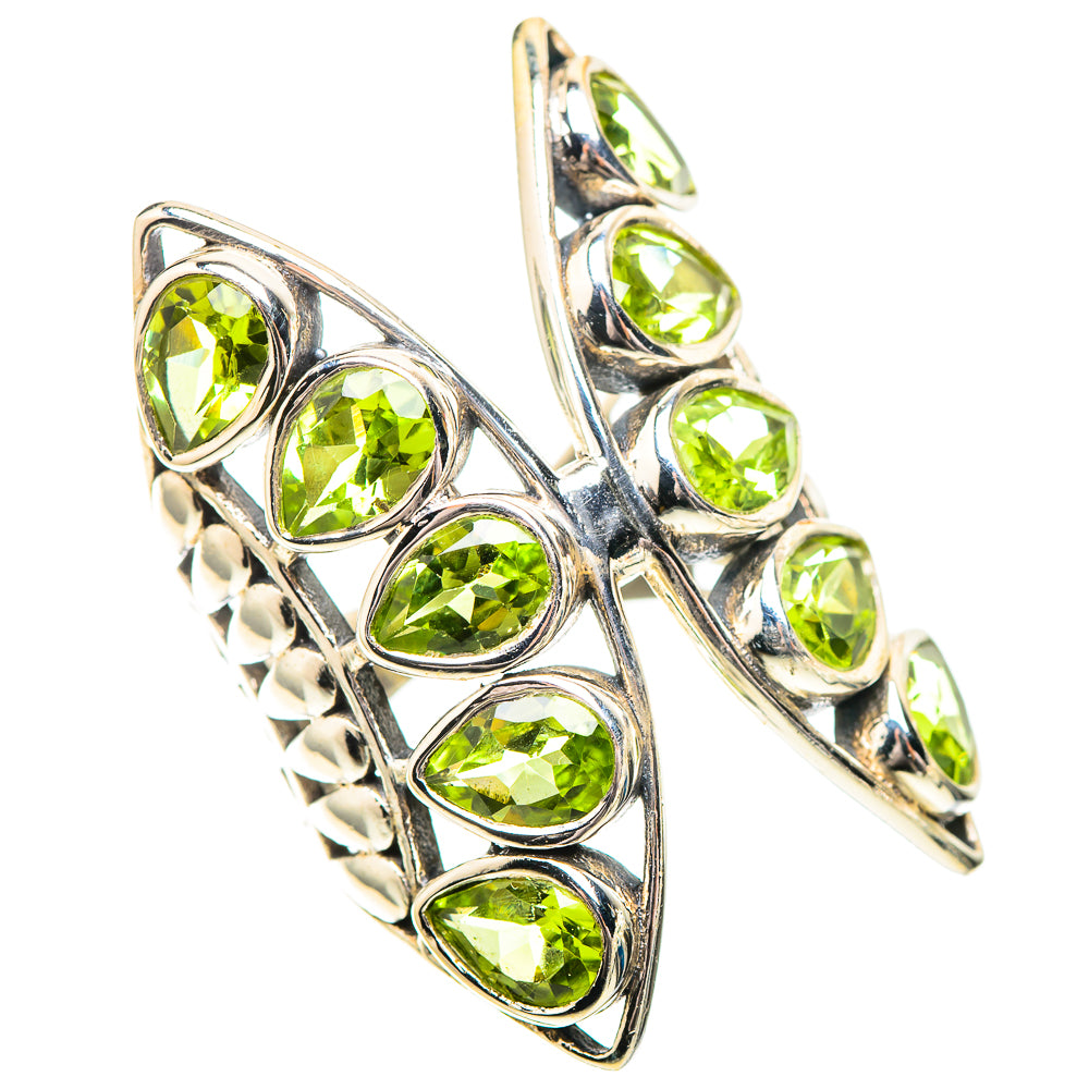 Large Peridot 925 Sterling Silver Ring Size 5.75 (925 Sterling Silver) RING139500