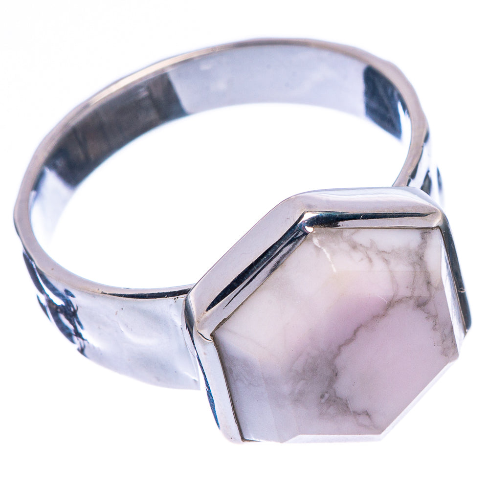 Premium Howlite Ring Size 8.5 (925 Sterling Silver) R1825
